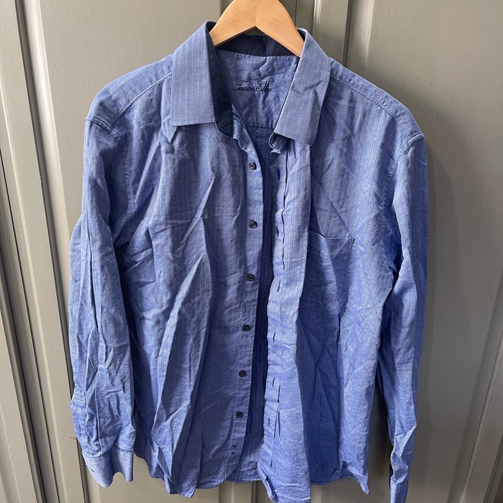 Tasso Elba men’s large button shirt